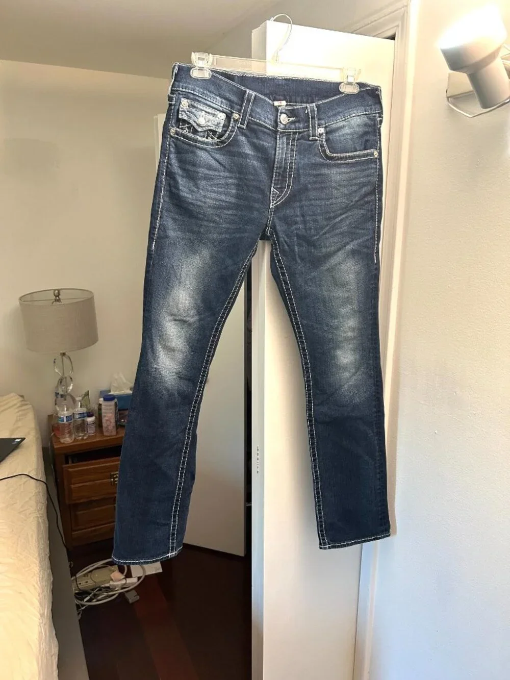 Lot Of 3 Different Pair Of True Religion And Silver Mens Jeans